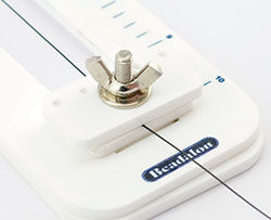 Wire positioned between plates